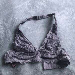 ‼️CLOSET CLOSING‼️Grey Halter Bralette